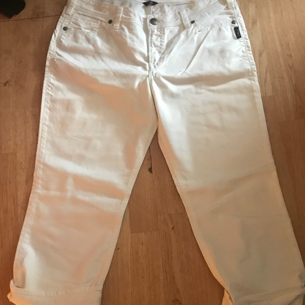 Silver Suki Capris Women’s 16 New